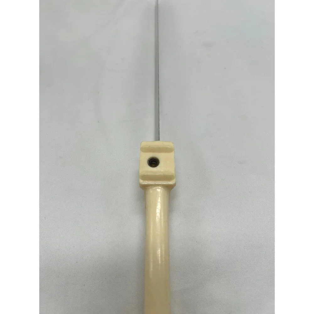 Vintage Magic-Hone Serrated Bread Knife Cream Handle Stainless Steel USA Made‎